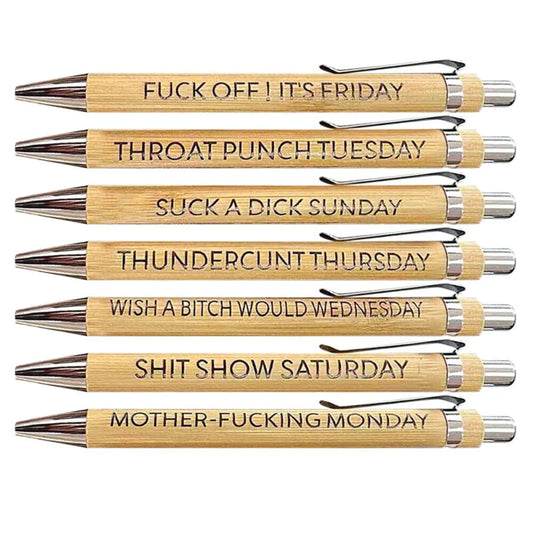 SARCASTIC WEEKLY MOOD PENS