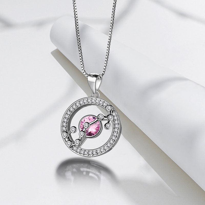 Tokyo Mart Zodiac Scorpio Necklace October Birthstone Pendant Jewelry Women Girls Birthday Gift