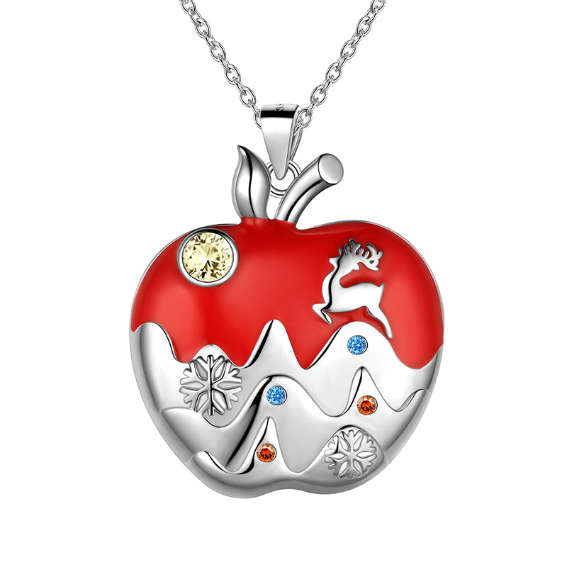 Tokyo Mart Women Girls Christmas Jewelry Necklaces Pendant Holiday Gift 925 Sterling Silver