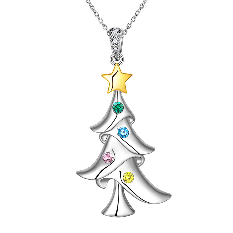 Tokyo Mart Women Girls Christmas Jewelry Necklaces Pendant Holiday Gift 925 Sterling Silver