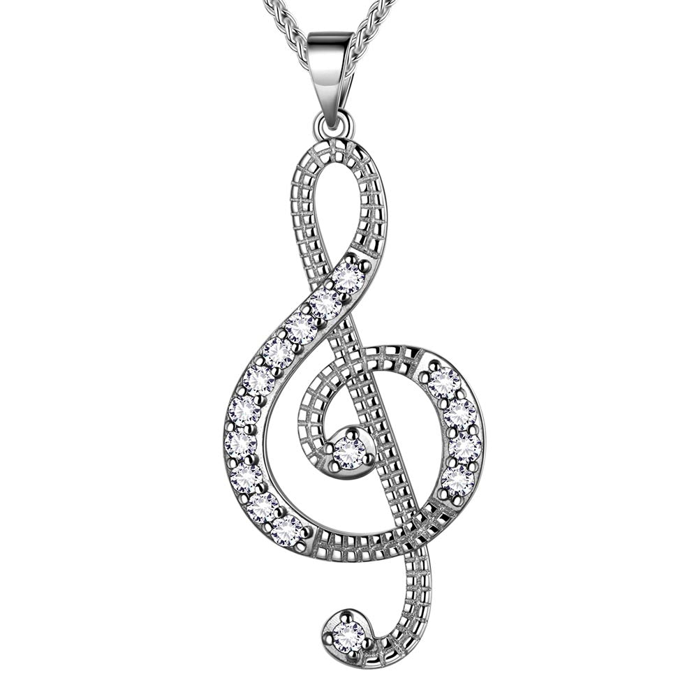 Tokyo Mart Women Musical Note Necklace Treble Clef Music Jewelry Gifts for Girls Music Lover